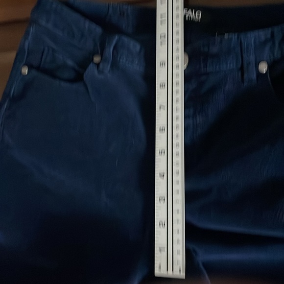 Women’s size 12/32 buffalo supreme midrise skinny stretch darkblue corduroy pant - Picture 4 of 12